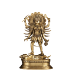 Pure Brass Kali Mata Idol with Four Arms 18" | Invoke Divine Power & Protection | Sacred Statue Radiating Strength, Courage & Energy | Handcrafted Masterpiece